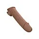 Life-Like Extension 8 Inch - Bruine huidskleur van het merk Performance Maxx - Penis Sleeves - online bestellen bij Masculum.nl. De discrete online seks-toys en erotisch heren ondergoed winkel voor gay & hetero mannen.