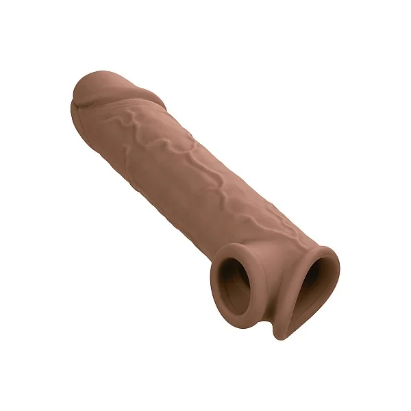Life-Like Extension 8 Inch - Bruine huidskleur van het merk Performance Maxx - Penis Sleeves - online bestellen bij Masculum.nl. De discrete online seks-toys en erotisch heren ondergoed winkel voor gay & hetero mannen.