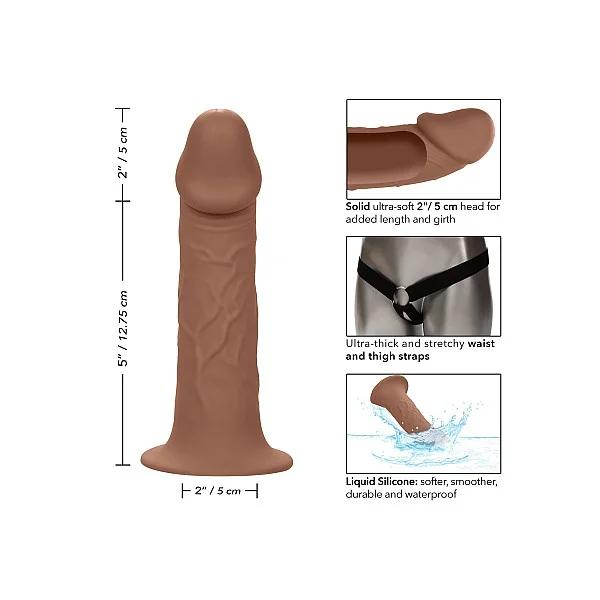 Life-Like Extension W Harness - Bruine huidskleur van het merk Performance Maxx - Voorbinddildo's - online bestellen bij Masculum.nl. De discrete online seks-toys en erotisch heren ondergoed winkel voor gay & hetero mannen.