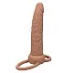 Rechargeable Dual Penetrator - Bruine huidskleur van het merk Performance Maxx - Voorbinddildo's - online bestellen bij Masculum.nl. De discrete online seks-toys en erotisch heren ondergoed winkel voor gay & hetero mannen.