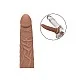 Rechargeable Dual Penetrator - Bruine huidskleur van het merk Performance Maxx - Voorbinddildo's - online bestellen bij Masculum.nl. De discrete online seks-toys en erotisch heren ondergoed winkel voor gay & hetero mannen.