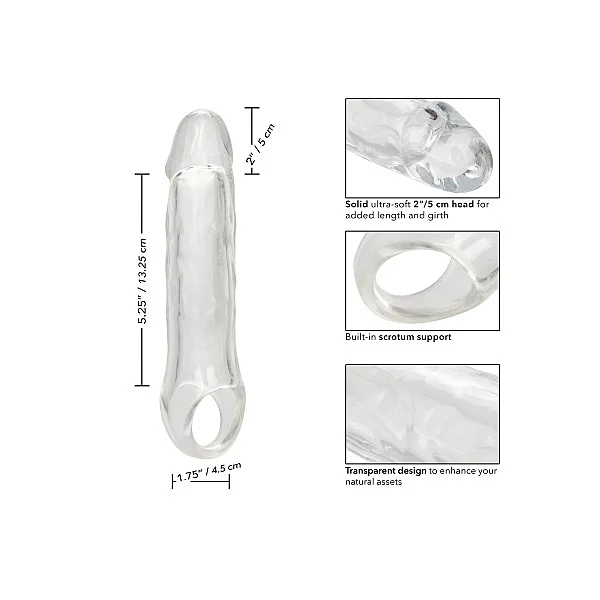 Performance Maxx Clear Extension 7.5' - Transparant van het merk Performance Maxx - Penis Sleeves - online kopen bij Masculum.nl. De discrete online seks-toys en erotisch heren ondergoed winkel voor gay & hetero mannen.
