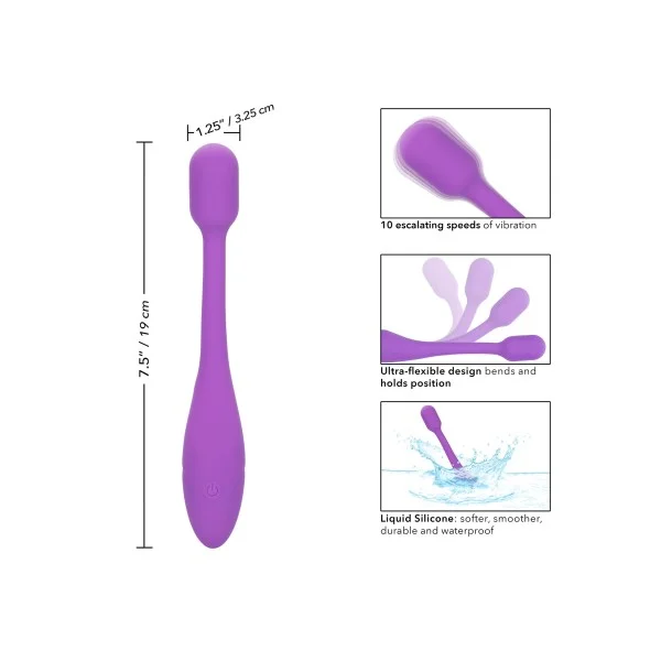 Bliss Liquid Silicone Flex-O-Teaser - Paars van het merk Bliss - Prostaat Vibrators - online kopen bij Masculum.nl. De discrete online seks-toys en erotisch heren ondergoed winkel voor gay & hetero mannen.