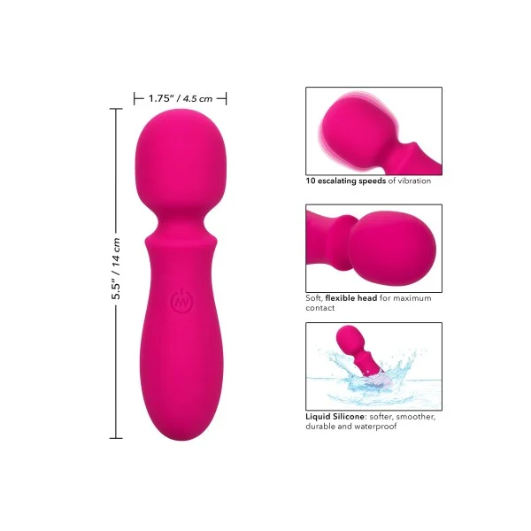 Bliss Liquid Silicone Mini Wand - Roze van het merk Bliss - Kleine Mini Wand Massager - online bestellen bij Masculum.nl. De discrete online seks-toys en erotisch heren ondergoed winkel voor gay & hetero mannen.