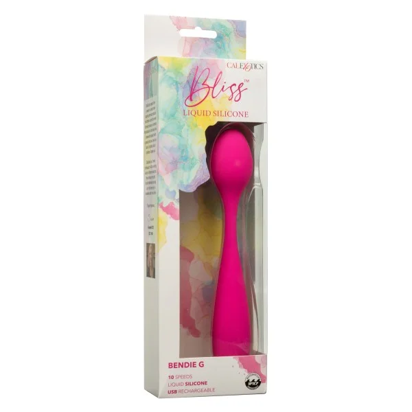 Bliss Liquid Silicone Bendie G - Roze van het merk Bliss - Prostaat Vibrator - online kopen bij Masculum.nl. De discrete online seks-toys en erotisch heren ondergoed winkel voor gay & hetero mannen.