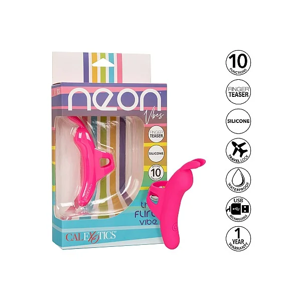 The Flirty Vibe - Roze van het merk Neon Vibes - Vibrators - online bestellen bij Masculum.nl. De discrete online seks-toys en erotisch heren ondergoed winkel voor gay & hetero mannen.