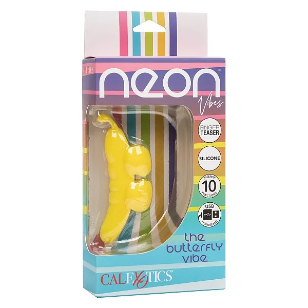 The Butterfly Vibe - Geel van het merk Neon Vibes - Vingervibrators - online kopen bij Masculum.nl. De discrete online seks-toys en erotisch heren ondergoed winkel voor gay & hetero mannen.