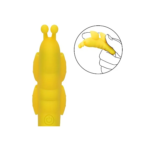 The Butterfly Vibe - Geel van het merk Neon Vibes - Vingervibrators - online kopen bij Masculum.nl. De discrete online seks-toys en erotisch heren ondergoed winkel voor gay & hetero mannen.
