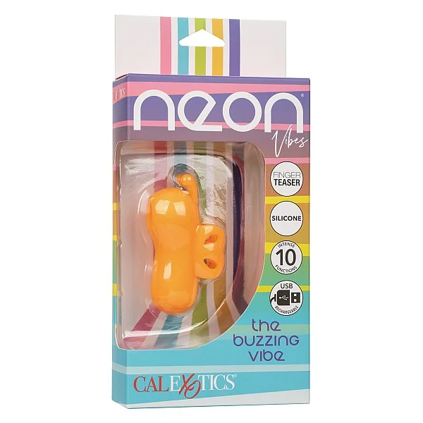 The Buzzing Vibe - Oranje van het merk Neon Vibes - Vingervibrators - online kopen bij Masculum.nl. De discrete online seks-toys en erotisch heren ondergoed winkel voor gay & hetero mannen.