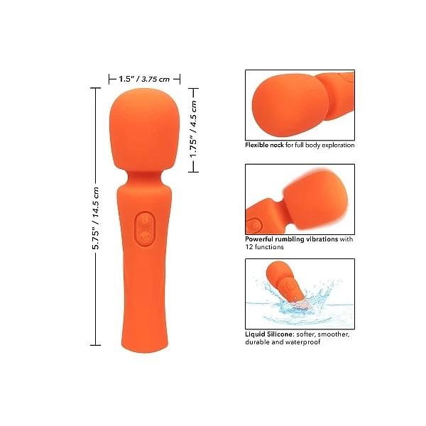 Stella Liquid Silicone Mini Massager - Oranje van het merk Stella - Wand Massagers - online kopen bij Masculum.nl. De discrete online seks-toys en erotisch heren ondergoed winkel voor gay & hetero mannen.