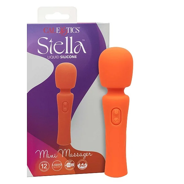 Stella Liquid Silicone Mini Massager - Oranje van het merk Stella - Wand Massagers - online kopen bij Masculum.nl. De discrete online seks-toys en erotisch heren ondergoed winkel voor gay & hetero mannen.