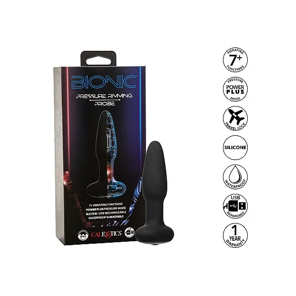 Bionic Pressure Rimming Probe - Zwart van het merk Bionic - Buttplugs - online bestellen bij Masculum.nl. De discrete online seks-toys en erotisch heren ondergoed winkel voor gay & hetero mannen.