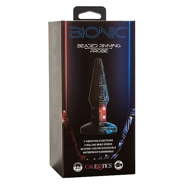Bionic Beaded Rimming Probe - Zwart van het merk Bionic - Buttplugs - online bestellen bij Masculum.nl. De discrete online seks-toys en erotisch heren ondergoed winkel voor gay & hetero mannen.