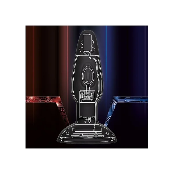 Bionic Dual Pulsating Probe - Zwart van het merk Bionic - Buttplugs - online bestellen bij Masculum.nl. De discrete online seks-toys en erotisch heren ondergoed winkel voor gay & hetero mannen.