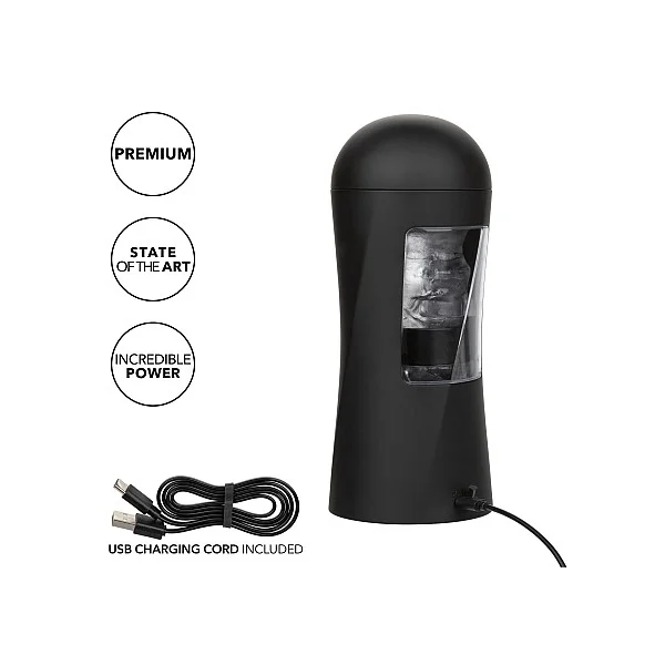 Bionic Stroking Masturbator - Zwart van het merk Bionic - Sleeve Masturbators - online kopen bij Masculum.nl. De discrete online seks-toys en erotisch heren ondergoed winkel voor gay & hetero mannen.