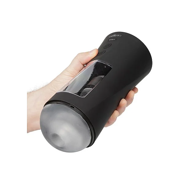Bionic Stroking Masturbator - Zwart van het merk Bionic - Sleeve Masturbators - online kopen bij Masculum.nl. De discrete online seks-toys en erotisch heren ondergoed winkel voor gay & hetero mannen.