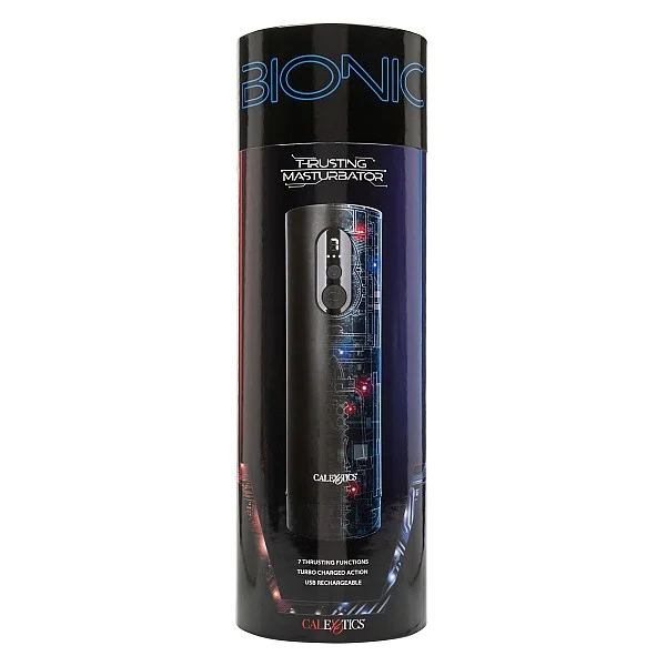 Bionic Thrusting Masturbator - Zwart van het merk Bionic - Sleeve Masturbators - online kopen bij Masculum.nl. De discrete online seks-toys en erotisch heren ondergoed winkel voor gay & hetero mannen.