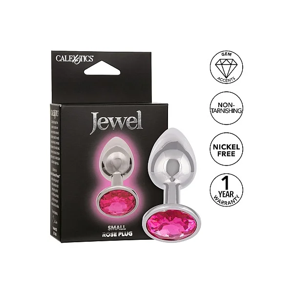 Jewel Small Rose Plug - Roze van het merk Jewel - Buttplugs - online kopen bij Masculum.nl. De discrete online seks-toys en erotisch heren ondergoed winkel voor gay & hetero mannen.