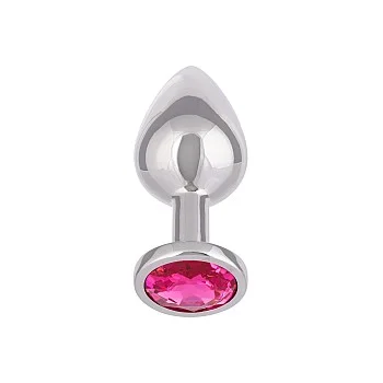 Jewel Large Rose Plug - Roze