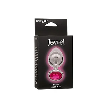 Jewel Large Rose Plug - Roze