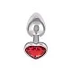 Jewel Small Ruby Heart Plug - Rood van het merk Jewel - Buttplugs - online kopen bij Masculum.nl. De discrete online seks-toys en erotisch heren ondergoed winkel voor gay & hetero mannen.