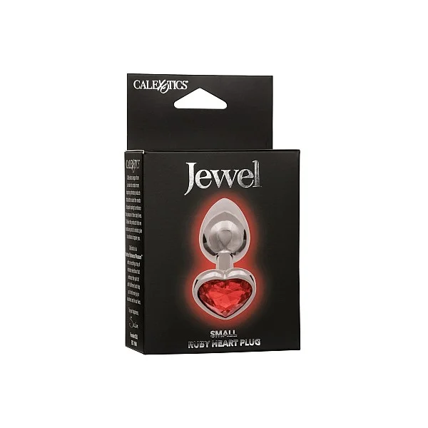 Jewel Small Ruby Heart Plug - Rood van het merk Jewel - Buttplugs - online kopen bij Masculum.nl. De discrete online seks-toys en erotisch heren ondergoed winkel voor gay & hetero mannen.