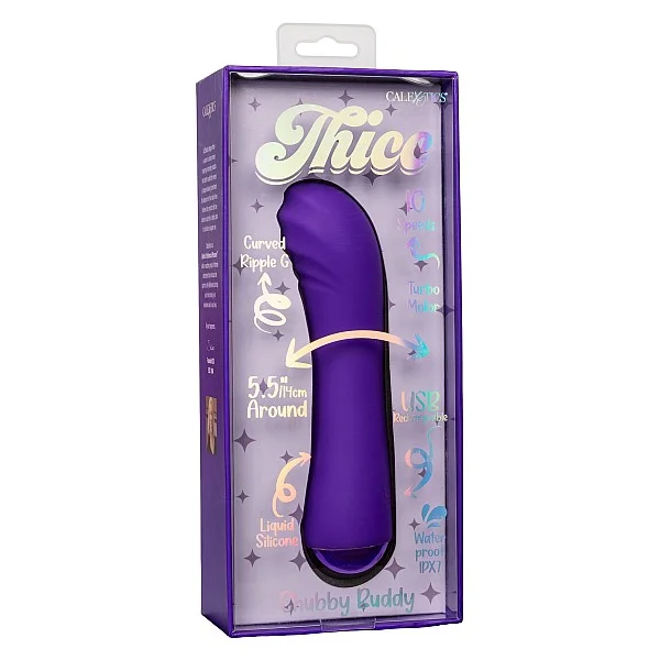 Thicc Chubby Buddy - Paars van het merk Thicc - Klassieke Vibrators - online kopen bij Masculum.nl. De discrete online seks-toys en erotisch heren ondergoed winkel voor gay & hetero mannen.