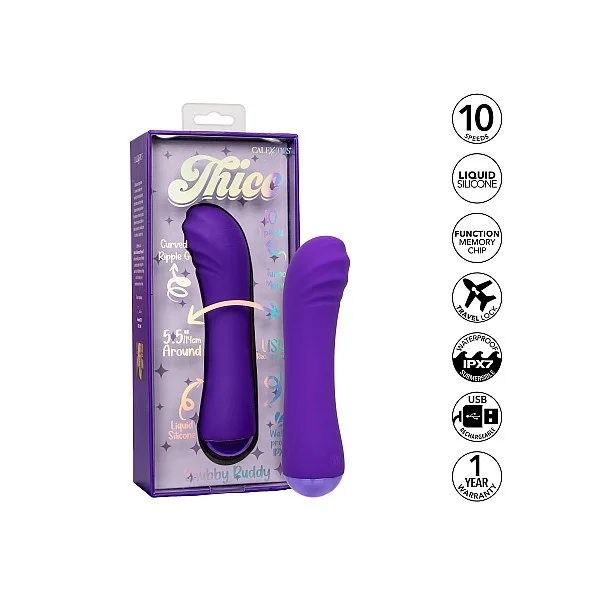 Thicc Chubby Buddy - Paars van het merk Thicc - Klassieke Vibrators - online kopen bij Masculum.nl. De discrete online seks-toys en erotisch heren ondergoed winkel voor gay & hetero mannen.