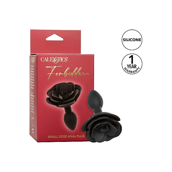 Small Rose Anal Plug - Zwart van het merk Forbidden - Buttplugs - online bestellen bij Masculum.nl. De discrete online seks-toys en erotisch heren ondergoed winkel voor gay & hetero mannen.