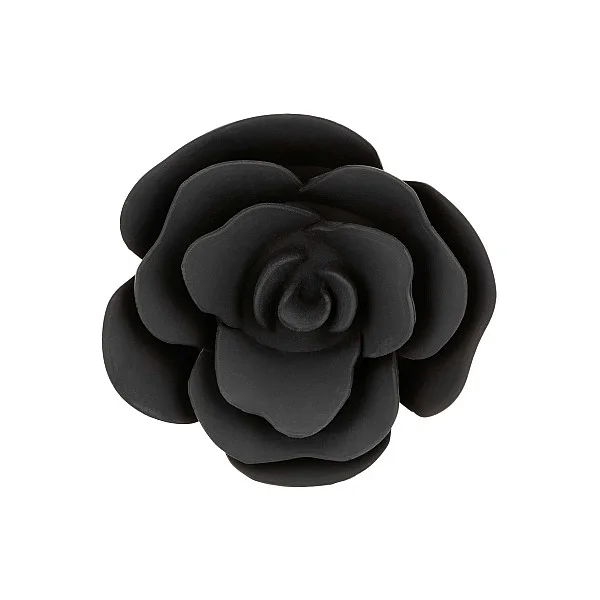 Large Rose Anal Plug - Zwart van het merk Forbidden - Buttplugs - online kopen bij Masculum.nl. De discrete online seks-toys en erotisch heren ondergoed winkel voor gay & hetero mannen.