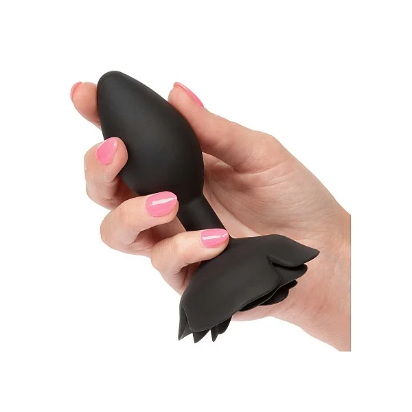 Large Rose Anal Plug - Zwart van het merk Forbidden - Buttplugs - online kopen bij Masculum.nl. De discrete online seks-toys en erotisch heren ondergoed winkel voor gay & hetero mannen.