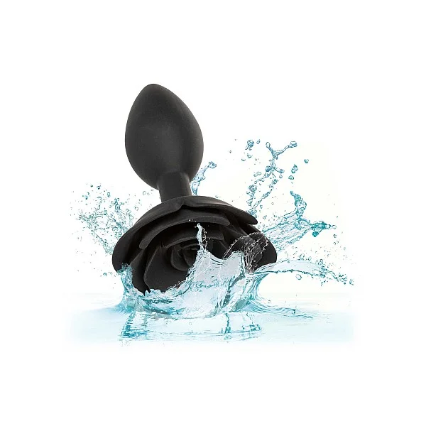 Large Rose Anal Plug - Zwart van het merk Forbidden - Buttplugs - online kopen bij Masculum.nl. De discrete online seks-toys en erotisch heren ondergoed winkel voor gay & hetero mannen.