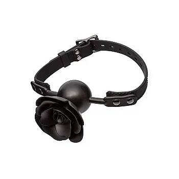 Removable Rose Gag - Zwart