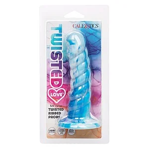 Twisted Love Twisted Ribbed Probe - Blauw