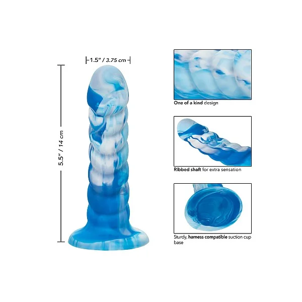 Twisted Love Twisted Ribbed Probe - Blauw van het merk Twisted Love -  - online kopen bij Masculum.nl. De discrete online seks-toys en erotisch heren ondergoed winkel voor gay & hetero mannen.