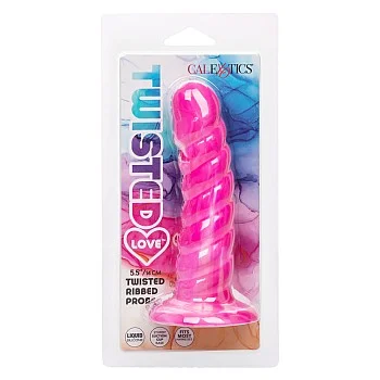 Twisted Love Twisted Ribbed Probe - Roze