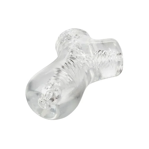 Cyclone Dual Ribbed Stroker - Transparant van het merk Cyclone - Sleeve Masturbators - online kopen bij Masculum.nl. De discrete online seks-toys en erotisch heren ondergoed winkel voor gay & hetero mannen.