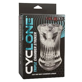 Cyclone Triple Chamber Stroker - Transparant