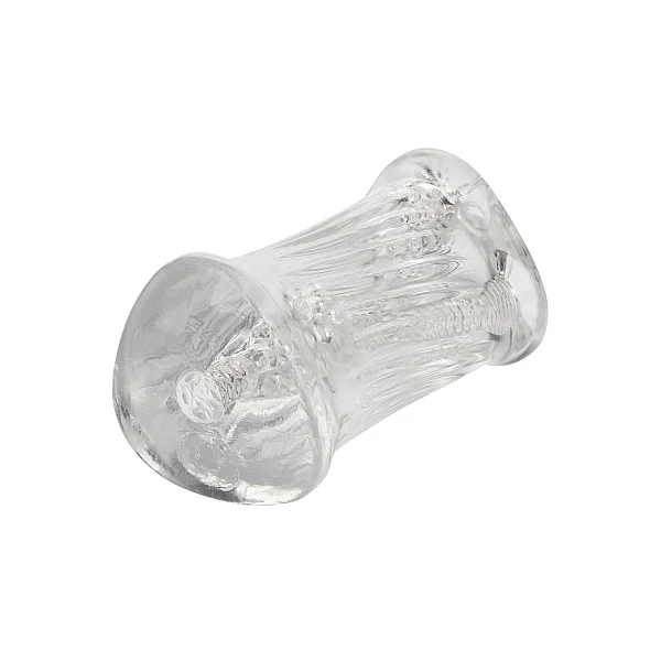 Cyclone Triple Chamber Stroker - Transparant van het merk Cyclone - Sleeve Masturbators - online bestellen bij Masculum.nl. De discrete online seks-toys en erotisch heren ondergoed winkel voor gay & hetero mannen.