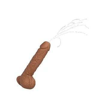 Squirting Fuck Stick - Bruine huidskleur