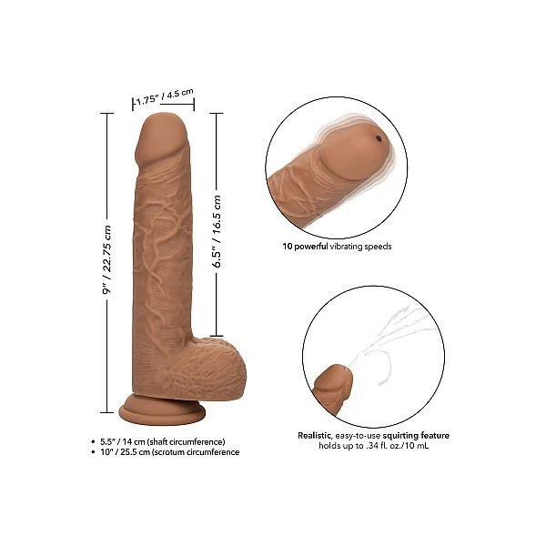 Squirting Fuck Stick - Bruine huidskleur van het merk Squirting Fuck Stick - Dildo's - online kopen bij Masculum.nl. De discrete online seks-toys en erotisch heren ondergoed winkel voor gay & hetero mannen.