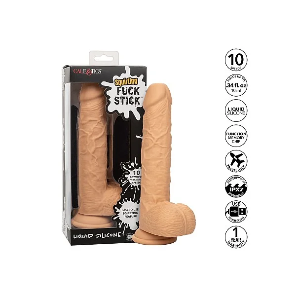 Squirting Fuck Stick - Lichte huidskleur van het merk Squirting Fuck Stick - Dildo's - online kopen bij Masculum.nl. De discrete online seks-toys en erotisch heren ondergoed winkel voor gay & hetero mannen.
