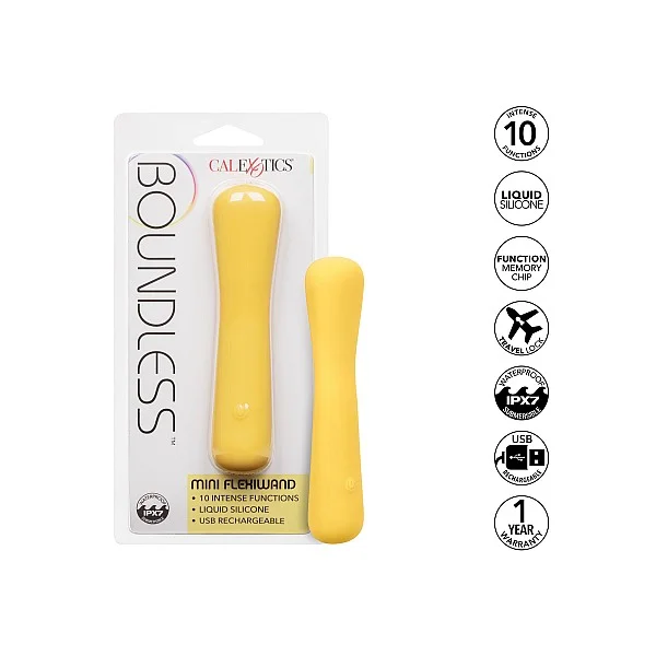 Boundless Mini Flexiwand - Geel van het merk Boundless - Wand Massagers - online kopen bij Masculum.nl. De discrete online seks-toys en erotisch heren ondergoed winkel voor gay & hetero mannen.