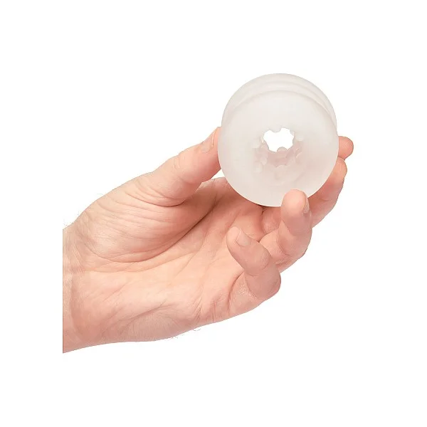 Boundless Bumper-Stroker Ring - Transparant van het merk Boundless - Sleeve Masturbators - online bestellen bij Masculum.nl. De discrete online seks-toys en erotisch heren ondergoed winkel voor gay & hetero mannen.
