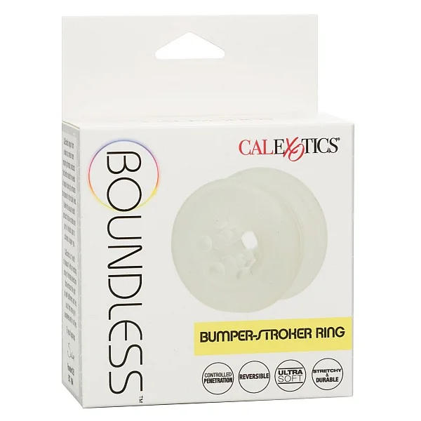 Boundless Bumper-Stroker Ring - Transparant van het merk Boundless - Sleeve Masturbators - online bestellen bij Masculum.nl. De discrete online seks-toys en erotisch heren ondergoed winkel voor gay & hetero mannen.