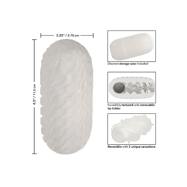 Boundless Squishy Ball Stroker - Grijs van het merk Boundless - Sleeve Masturbators - online kopen bij Masculum.nl. De discrete online seks-toys en erotisch heren ondergoed winkel voor gay & hetero mannen.