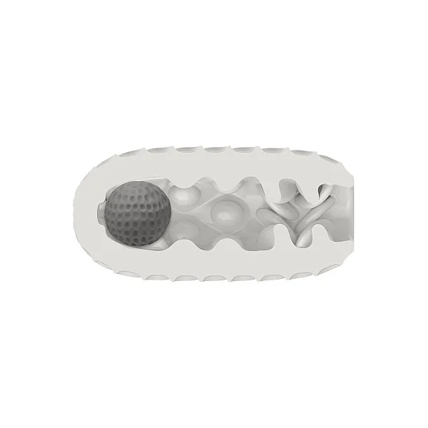 Boundless Squishy Ball Stroker - Grijs van het merk Boundless - Sleeve Masturbators - online kopen bij Masculum.nl. De discrete online seks-toys en erotisch heren ondergoed winkel voor gay & hetero mannen.