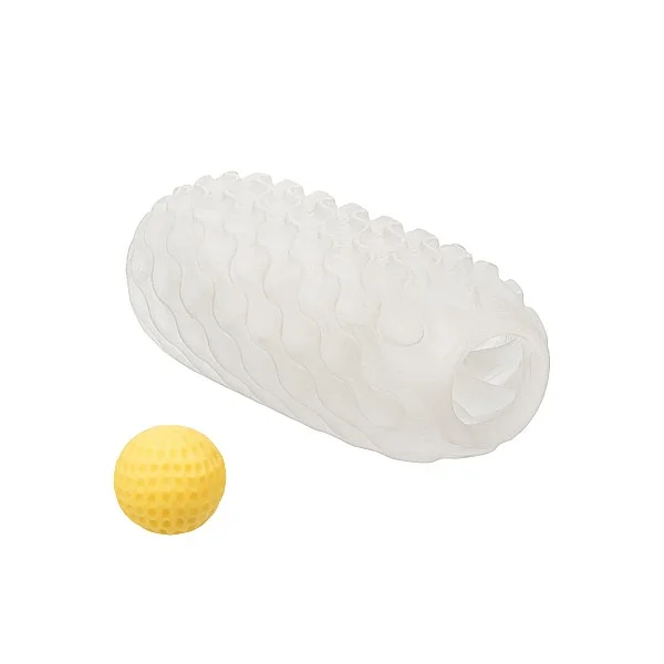 Boundless Squishy Ball Stroker - Geel van het merk Boundless - Sleeve Masturbators - online bestellen bij Masculum.nl. De discrete online seks-toys en erotisch heren ondergoed winkel voor gay & hetero mannen.