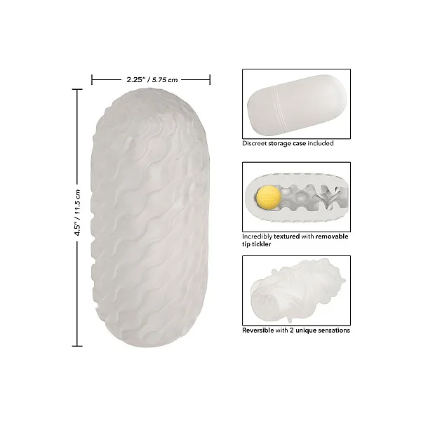 Boundless Squishy Ball Stroker - Geel van het merk Boundless - Sleeve Masturbators - online bestellen bij Masculum.nl. De discrete online seks-toys en erotisch heren ondergoed winkel voor gay & hetero mannen.