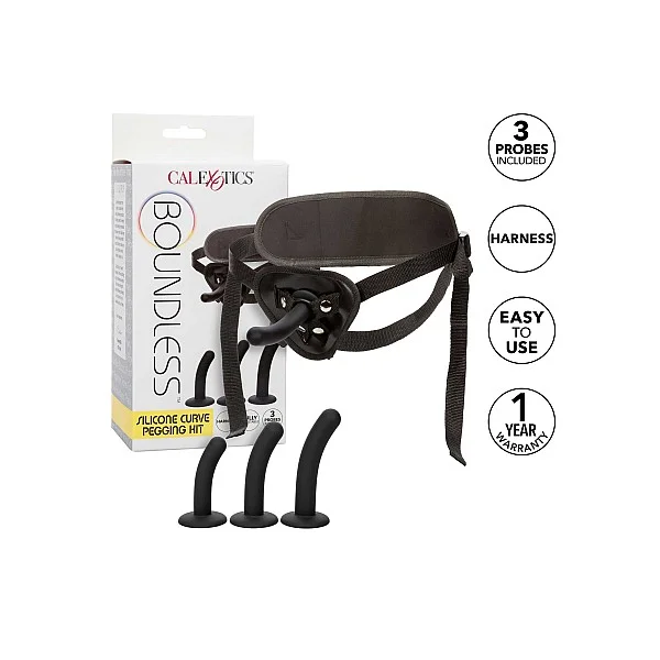 Boundless Curve Pegging Kit - Zwart van het merk Boundless -  - online kopen bij Masculum.nl. De discrete online seks-toys en erotisch heren ondergoed winkel voor gay & hetero mannen.